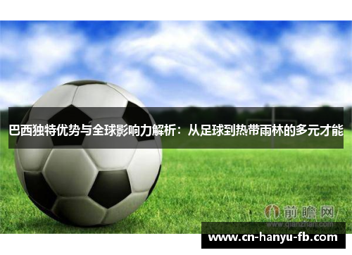 巴西独特优势与全球影响力解析：从足球到热带雨林的多元才能